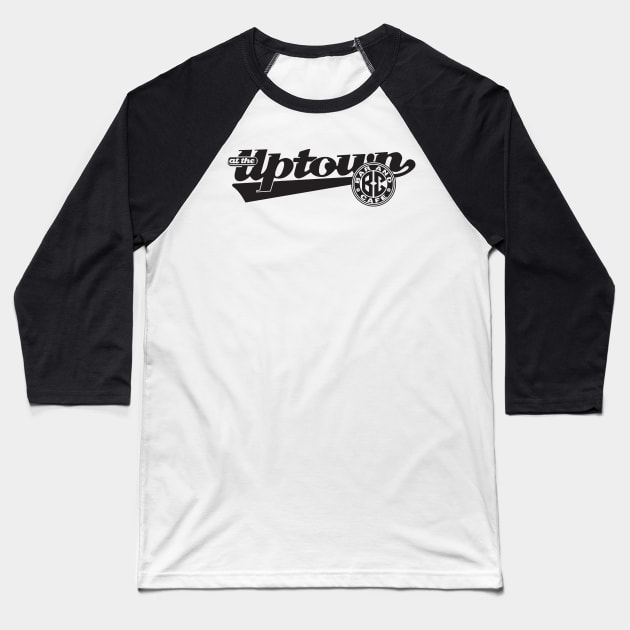 Uptown Bar and Cafe Baseball T-Shirt by MindsparkCreative